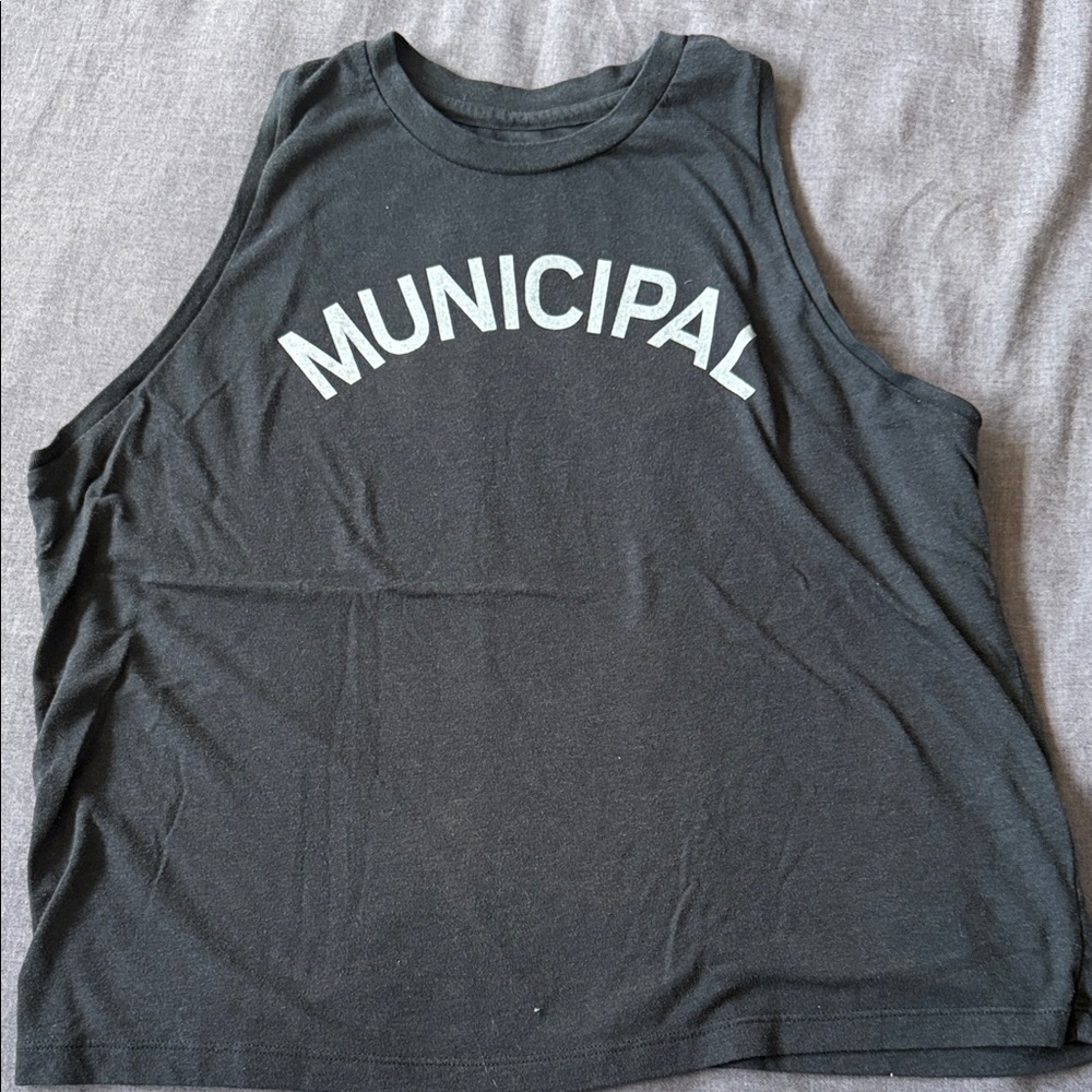 Municipal Women's Black Tank Top